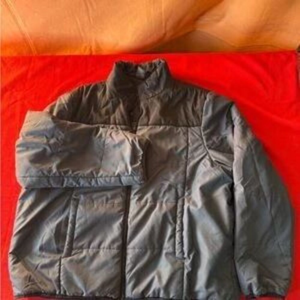 Faded Glory Unisex Gray /Lightweight Spring Puffer Jacket